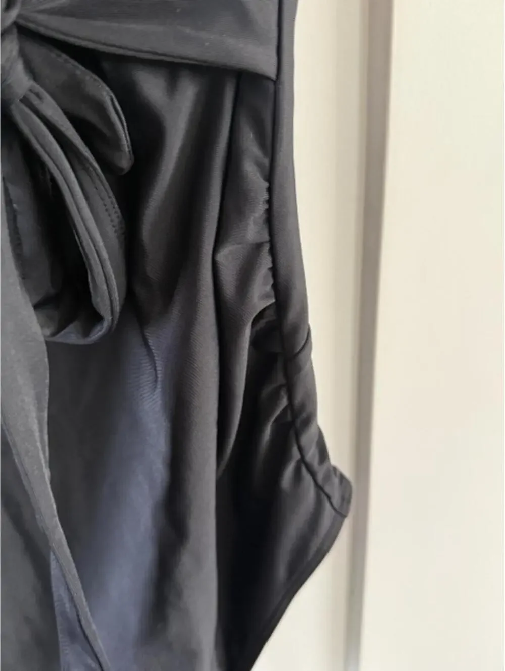 NWT Quince Black One-Piece Maternity Swim